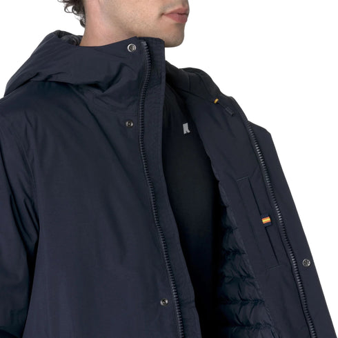 Giubbotto Uomo Thomas Warm Ottoman, con cappuccio e logo iconico